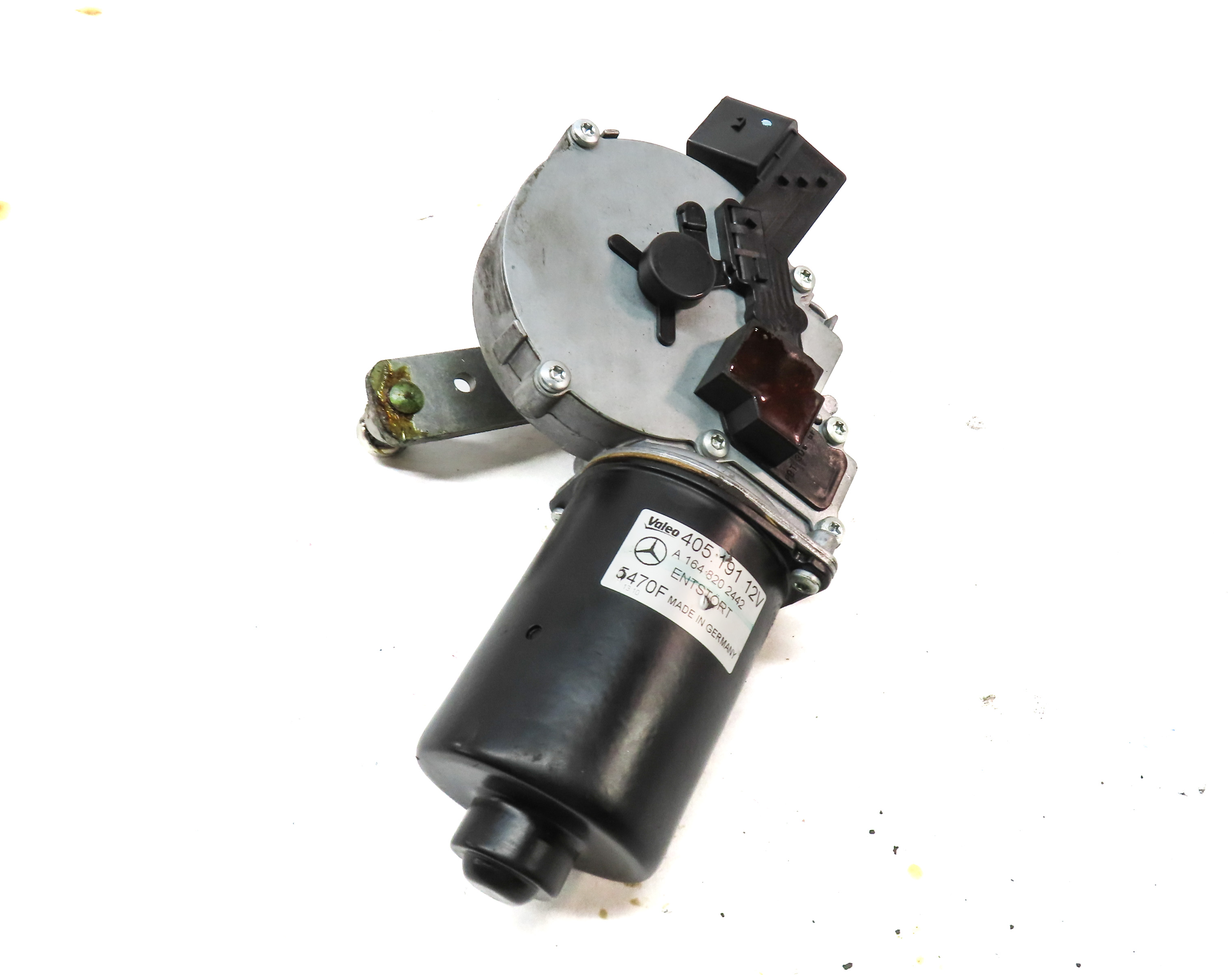 06-12 MERCEDES GL320 GL450 GL550 ML500 ML320 ML350 (X164 W164) FRONT WIPER MOTOR — exact item pictured